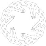 GOLDFREN Brakedisc Rear KX125/250 89-02KX500 89-KLX6