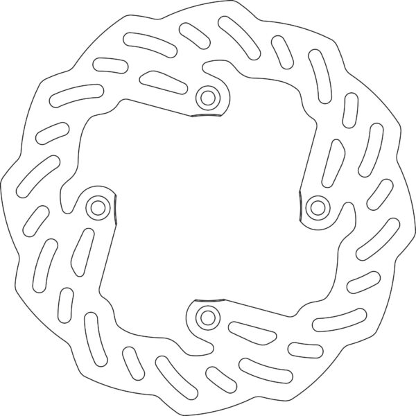 GOLDFREN Brakedisc Rear YZ80/85 93- YZ65 18-