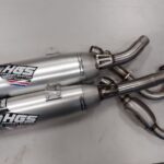 HGS Exhaust system 4T Complete set CRF250 18-21 twin Silencer