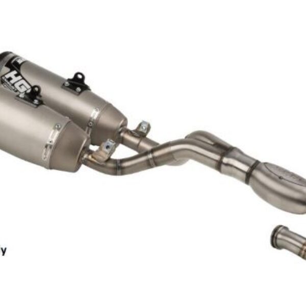 HGS Exhaust system 4T Complete set CRF450 17-20 twin Silencer