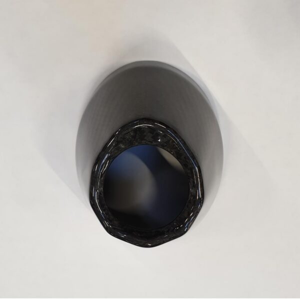 HGS End Cap Racing Carbon 125/250cc 2T Round 70mm