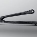 Akrapovic Carbon fiber muffler bracket Ninja ZX-6R 2009-