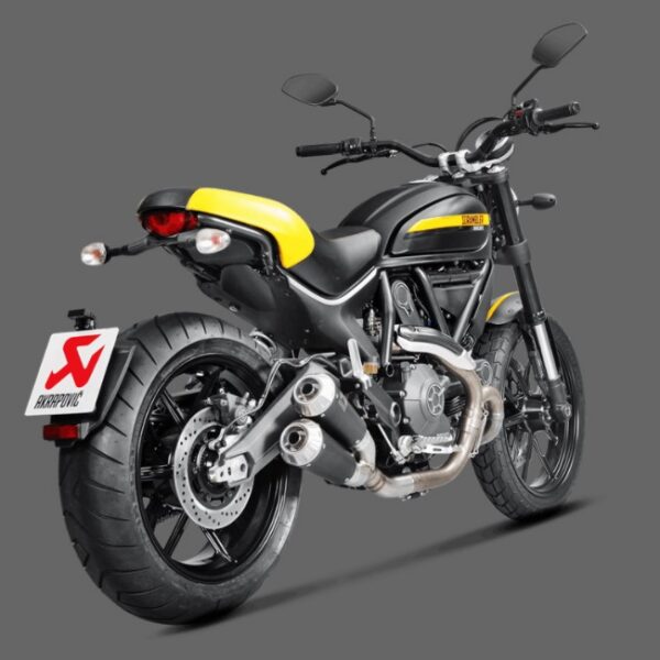 Akrapovic Slip-On Line (Titanium) Ducati Scrambler 800 2015-2020