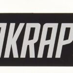 Akrapovic Sticker Mono AL 135x40mm