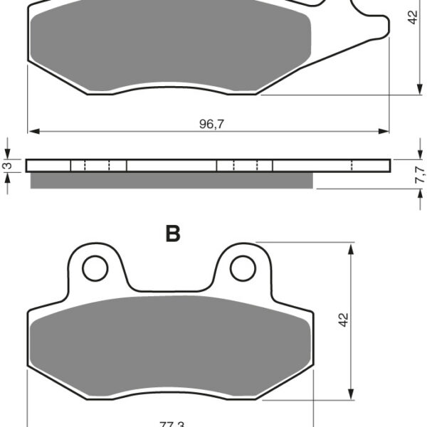 GOLDFREN Brake Pads 009 Ceramic carbon AD