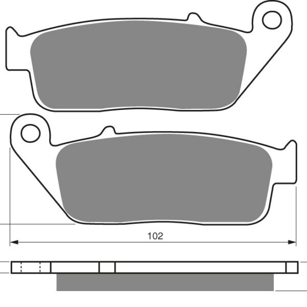 GOLDFREN Brake Pads 014 Ceramic carbon AD
