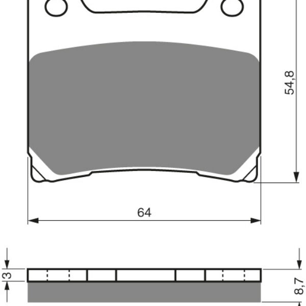 GOLDFREN Brake Pads 015 Ceramic carbon AD