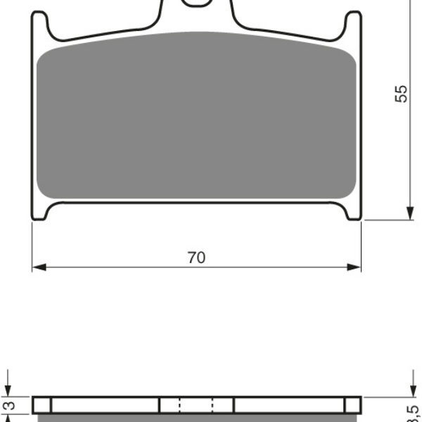 GOLDFREN Brake Pads 017 Ceramic carbon AD