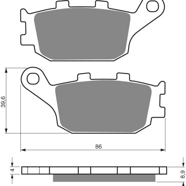 GOLDFREN Brake Pads 021 Ceramic carbon AD