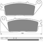 GOLDFREN Brake Pads 022 Ceramic carbon AD