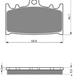 GOLDFREN Brake Pads 032 Ceramic carbon AD
