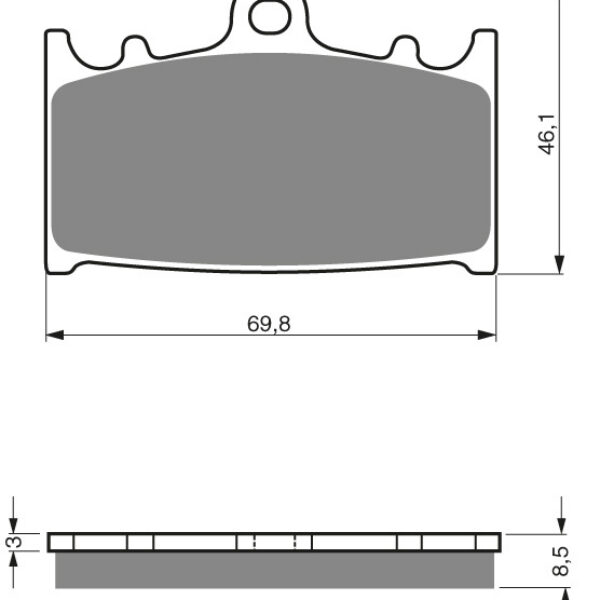 GOLDFREN Brake Pads 032 Ceramic carbon AD