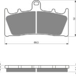 GOLDFREN Brake Pads 039 Ceramic carbon AD