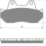 GOLDFREN Brake Pads 049 Ceramic carbon AD