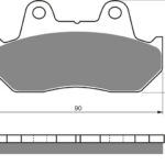 GOLDFREN Brake Pads 050 Ceramic carbon AD