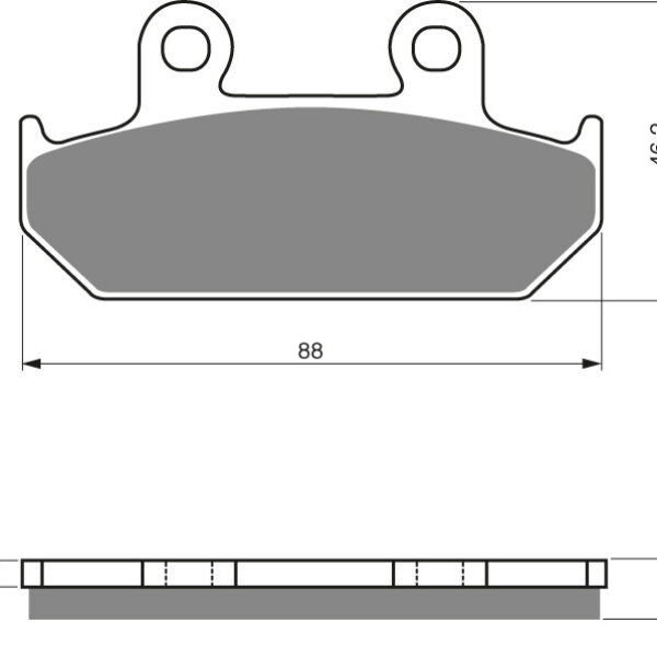 GOLDFREN Brake Pads 051 Ceramic carbon AD