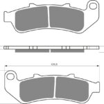 GOLDFREN Brake Pads 055 Ceramic Carbon S3