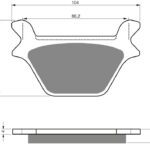 GOLDFREN Brake Pads 056 Ceramic carbon AD