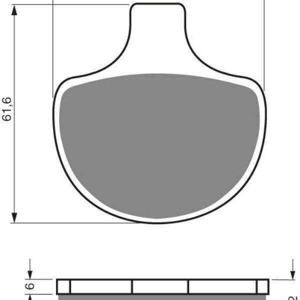 GOLDFREN Brake Pads 057 Ceramic carbon AD