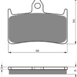 GOLDFREN Brake Pads 069 Ceramic carbon AD