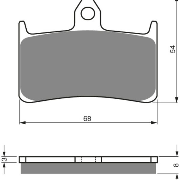 GOLDFREN Brake Pads 069 Ceramic carbon AD