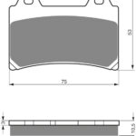 GOLDFREN Brake Pads 073 Ceramic carbon AD