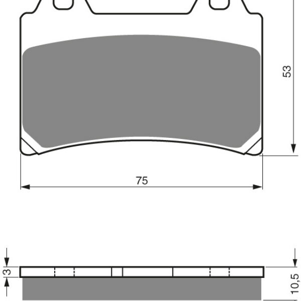 GOLDFREN Brake Pads 073 Ceramic carbon AD