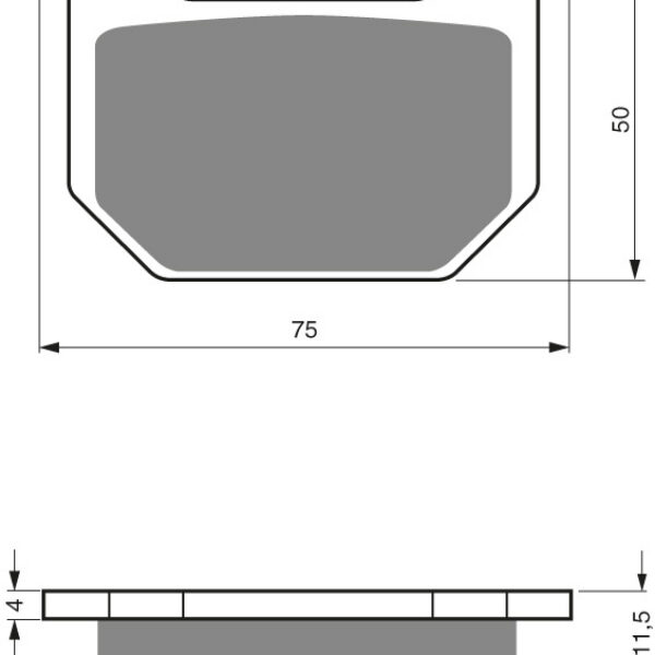 GOLDFREN Brake Pads 075 Ceramic carbon AD
