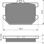 GOLDFREN Brake Pads 082 Ceramic carbon AD