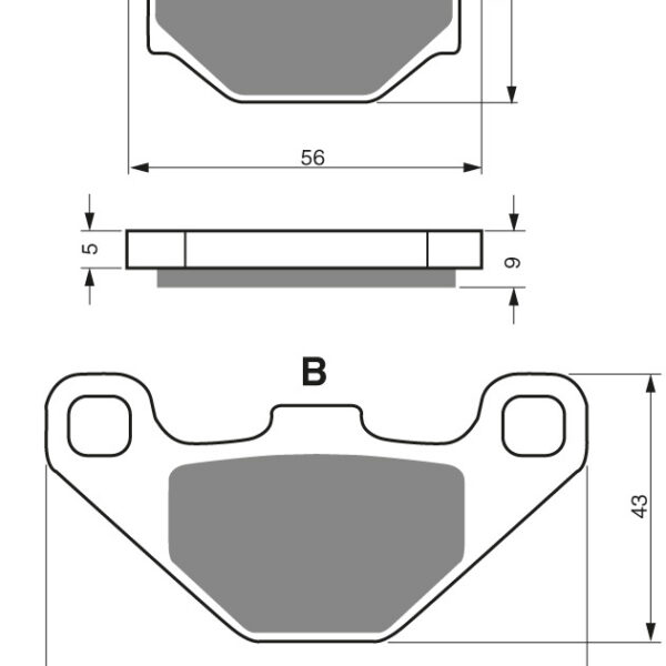 GOLDFREN Brake Pads 084 Ceramic Carbon S3