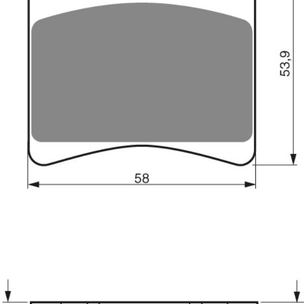 GOLDFREN Brake Pads 085 Ceramic carbon AD