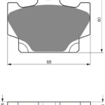 GOLDFREN Brake Pads 113 Ceramic carbon AD