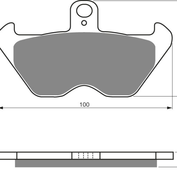GOLDFREN Brake Pads 117 Ceramic carbon AD