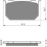 GOLDFREN Brake Pads 127 Ceramic carbon AD