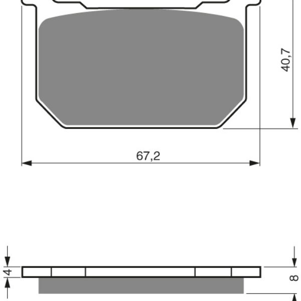 GOLDFREN Brake Pads 127 Ceramic carbon AD