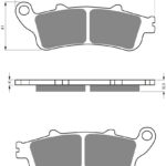 GOLDFREN Brake Pads 135 Ceramic carbon AD