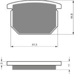 GOLDFREN Brake Pads 138 Ceramic carbon AD