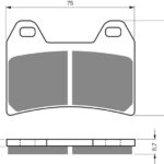 GOLDFREN Brake Pads 141 Ceramic carbon AD