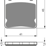 GOLDFREN Brake Pads 144 Ceramic carbon AD