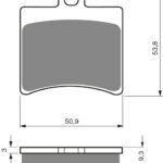 GOLDFREN Brake Pads 150 Ceramic carbon AD