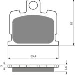 GOLDFREN Brake Pads 151 Ceramic carbon AD