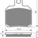 GOLDFREN Brake Pads 152 Ceramic Carbon S3