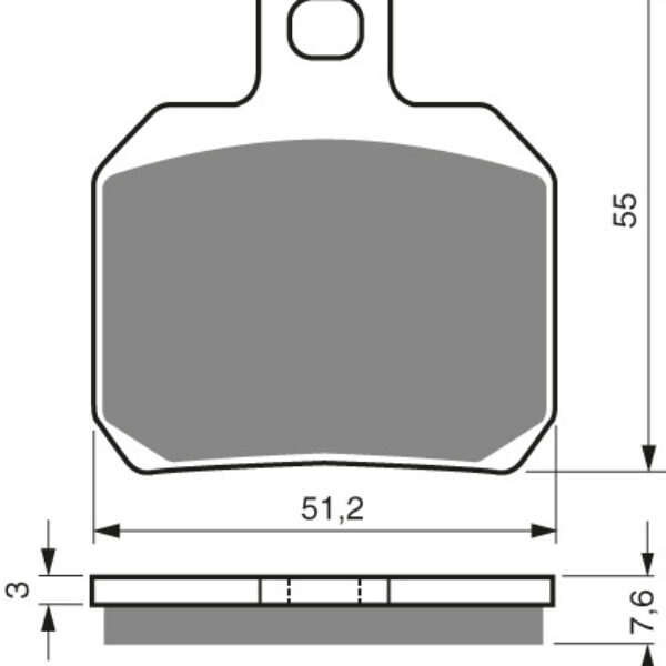 GOLDFREN Brake Pads 152 Ceramic carbon AD