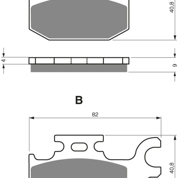 GOLDFREN Brake Pads 182 Ceramic carbon AD