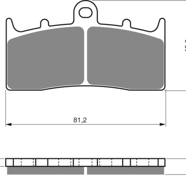 GOLDFREN Brake Pads 194 Ceramic Carbon S3