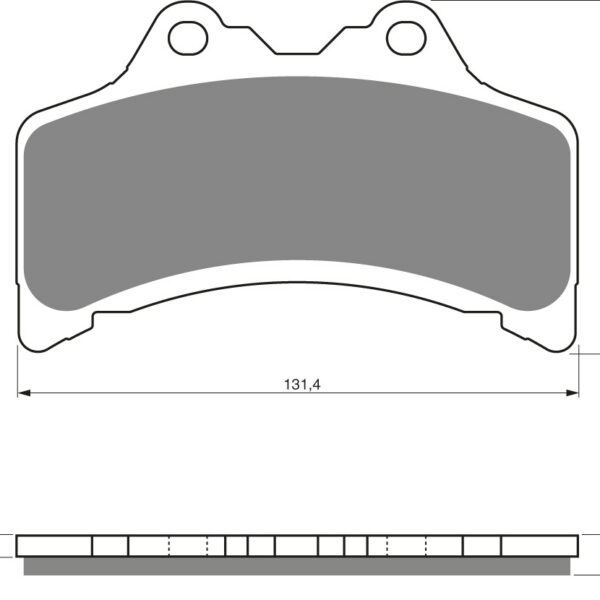 GOLDFREN Brake Pads 204 Ceramic carbon AD