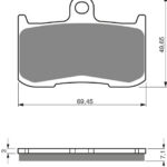 GOLDFREN Brake Pads 207 Ceramic carbon AD
