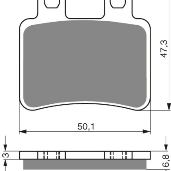 GOLDFREN Brake Pads 211 Ceramic carbon AD