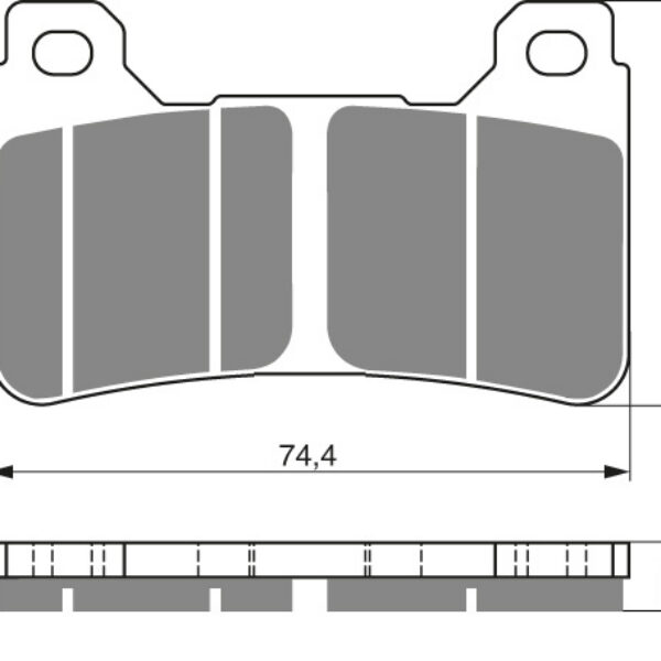 GOLDFREN Brake Pads 214 Ceramic carbon AD