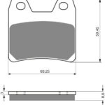 GOLDFREN Brake Pads 222 Ceramic Carbon AD